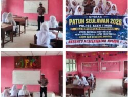 Operasi Patuh Seulawah 2026, Satlantas Polres Aceh Timur Edukasi Pelajar