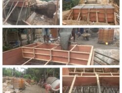 Kodim 0104/Atim Terus Pacu Pembangunan Jembatan Beton di Desa Blang Kuta, Perkuat Akses Transportasi Warga